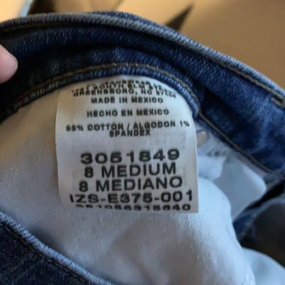 Lee Retro High Waist Straight Leg Jeans Women’s Sz 8 Medium Wash Classic Denim - Picture 8 of 14